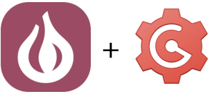 Omega2 logo and Guts logo